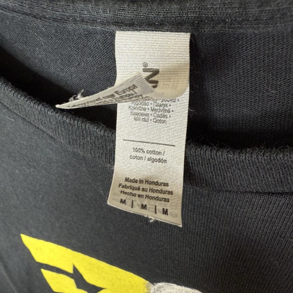 Miley Cyrus T-Shirt Unisex Medium Black Spell Out Midnight Sky Plastic Hearts - Picture 5 of 7